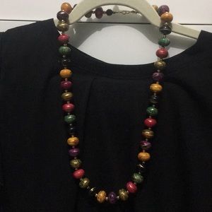 Multicolored beaded necklace